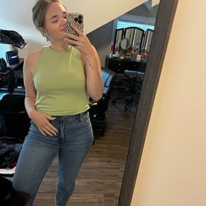 Altar’d state green racerback top